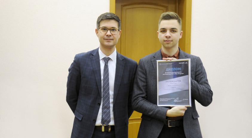 Проект студента университета стал финалистом акселератора ПАО «РКК «Энергия» - «Технологический университет»