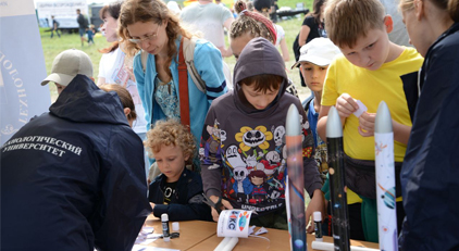 Students and staff of the University of Technology took part in the world's first Children's Aerospace Salon DAKS-2021