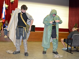 Студенты колледжа проверили свою физическую подготовку в игре «Зарница»